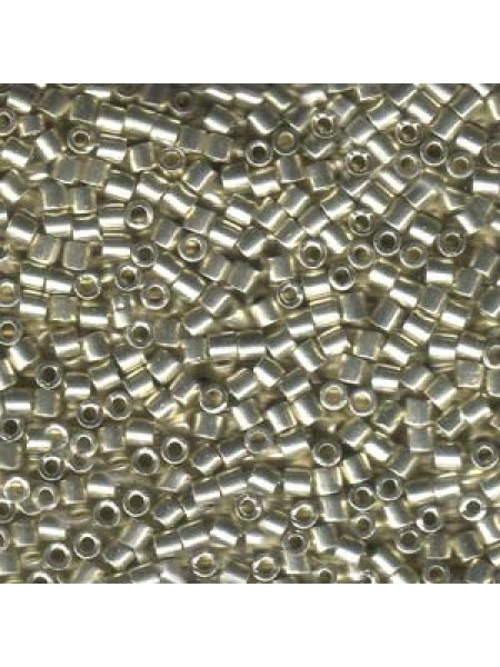 Delica 8/0 Galvanised Silver 6.8gram