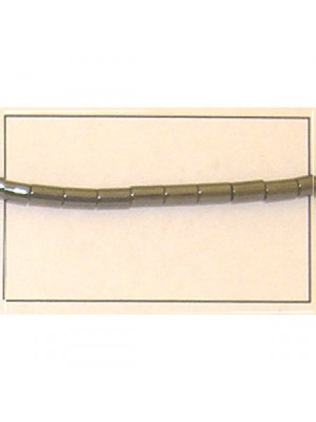 Hematite 2x4mm Cylinder - Strand (~102)