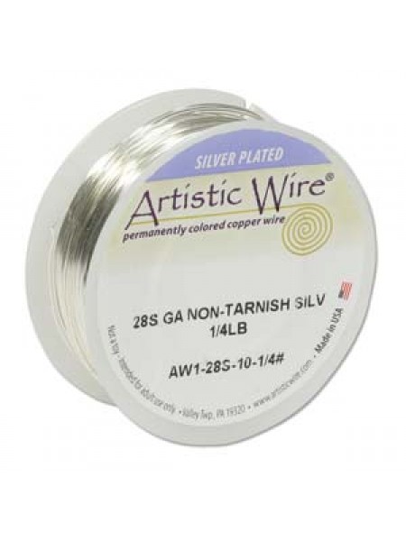 Artistic Wire Copper Silver Pl NT 26yds