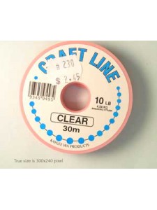 Craft Line 10lb Clear 30mtr (B1030)