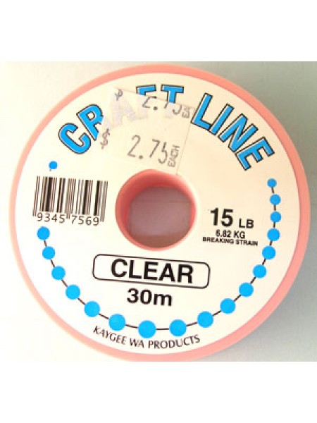 Craft Line 15lb Clear 30mtr (B1530)