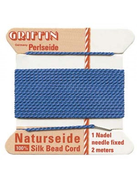 Griffin Silk Beading Cord Blue No 5