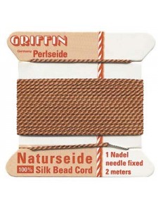 Griffin Silk Beading Cord Carnelian No 0