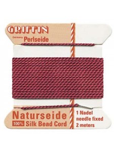 Griffin Silk Beading Cord Garnet No 0