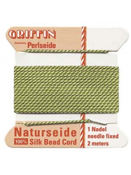 Griffin SLK BD Cord Jade #0 w/needle