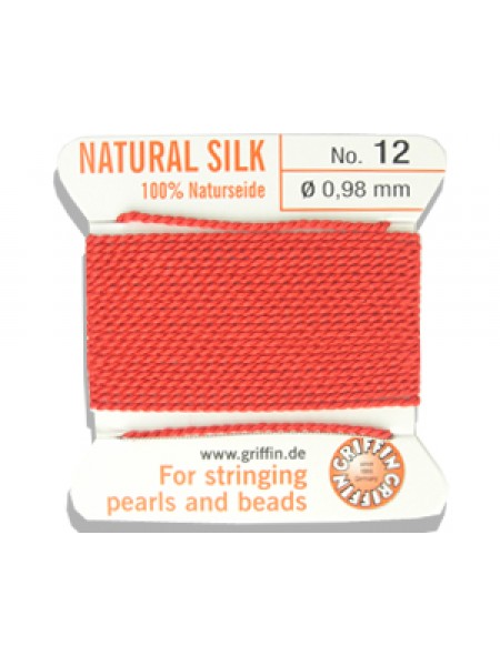 Griffin SLK BD Cord Red No 12 w/needle