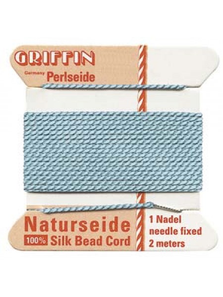 Griffin Silk Cord Turquoise #6 w/needle
