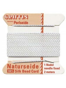 Griffin Silk BD Cord White #16 w/needle