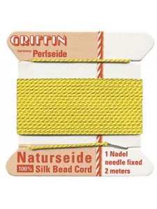 Griffin Silk BD Cord Yellow no.14 2 Mtr
