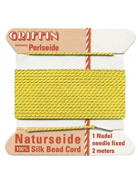 Griffin Silk BD Cord Yellow #16 w/needle