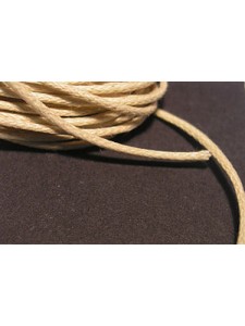 Cotton Wax Cord 1mm Beige 3mt