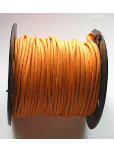 Cotton Wax Cord 2.0mm Orange 25 meter