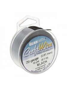 Craft Wire 20GA 10 YDS Black