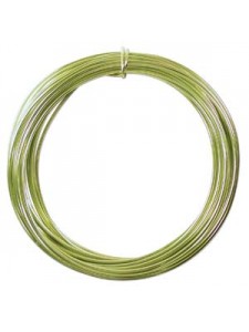 Aluminium Wire 12 ga Apple Green 39 feet