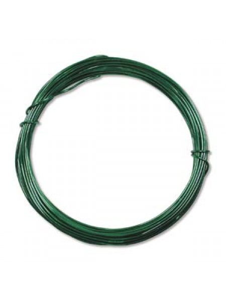 Aluminium Wire 12 ga Kelly Green 39 feet