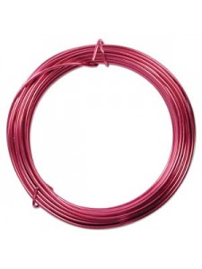 Aluminium Wire 12 ga Strong Pink 39 feet