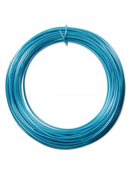 Aluminium Wire 12 ga Turquoise 39 feet