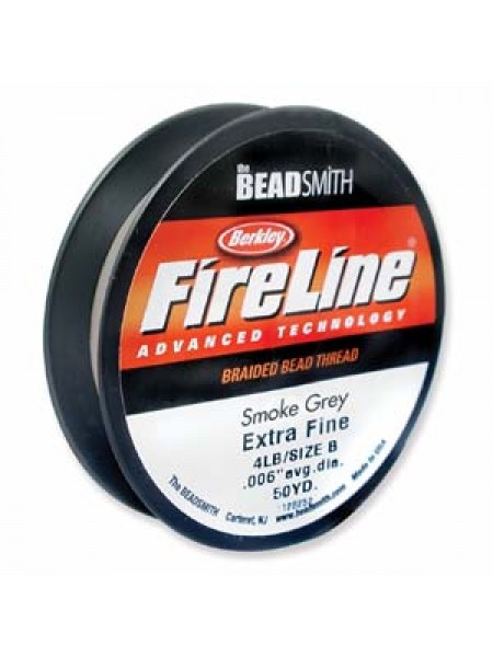Fireline Thread 4LB 50 yards Smoke Grey