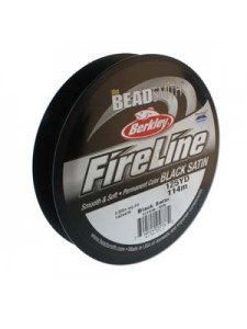 Fireline Thread 8lb Black Satin 125 yrd