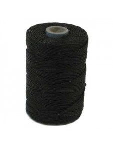 Irish Waxed Linen 3ply ~120yds Black