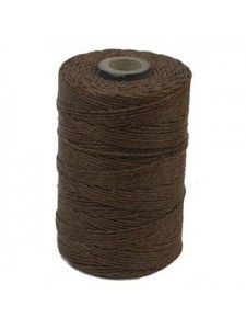 Irish Waxed Linen 3ply ~120yds Walnut Br