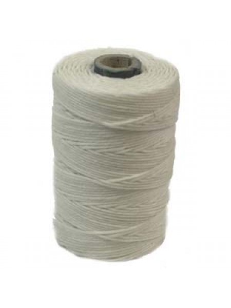 Irish Waxed Linen 3ply ~120yds White