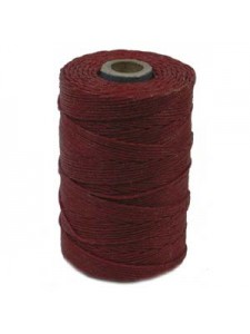 Irish Waxed Linen 4ply ~100yds Ctry Red