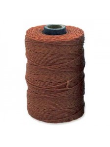 Irish Waxed Linen 4ply ~100yds Dk Rust