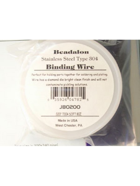 Stainless Steel Binding Wire 0.51mm 8 oz