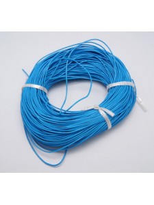Leather Round 1mm Sky Blue - 3 meters