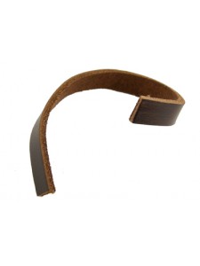 Leather 6mm (W)x 2.5mm (T) Brown - per m