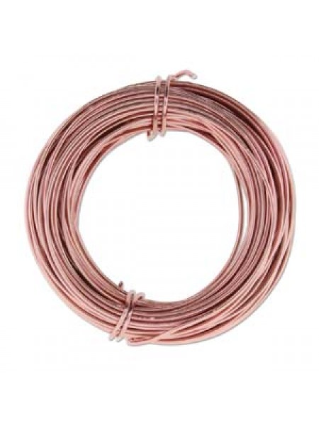 Aluminium Wire 18ga Rose Gold 39FT