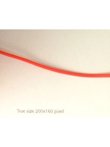 Rubber 2.0mm Cherry - per mtr