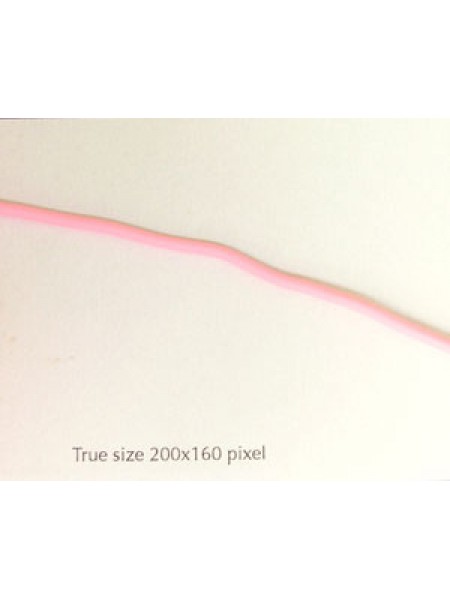 Rubber 2.0mm Bubble Gum - per mtr