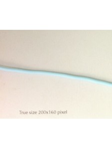 Rubber 2.0mm Turquoise - per mtr