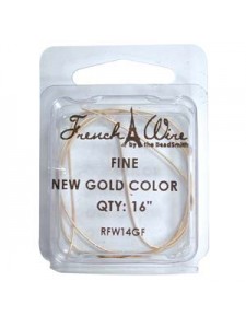 French Wire New Gold Col 0.7mm Fine 16in