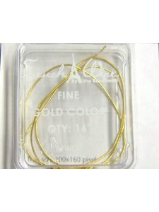 French Wire Gold Fine  14 in