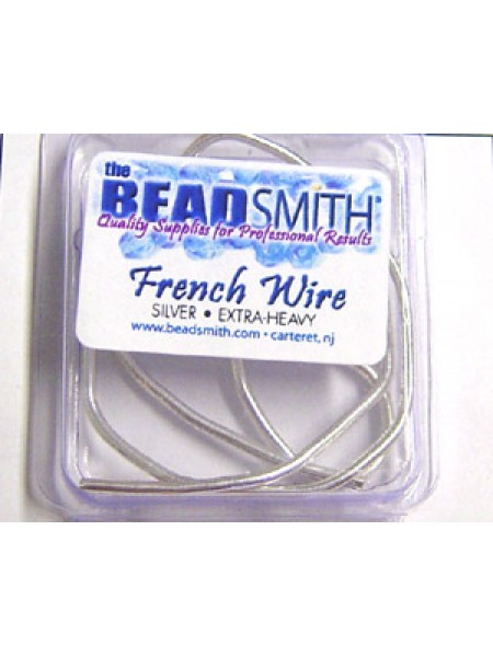 French Wire Silver 1.8mm   14 in