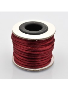 Rattail Nylon Cord 2mm ~10mtrs Dark Red