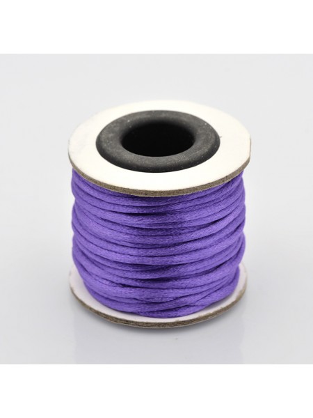 Rattail Nylon Cord 2mm ~10mtrs Mauve