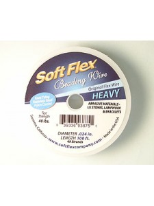 Soft Flex .024 Heavy 49 str 100ft Clear