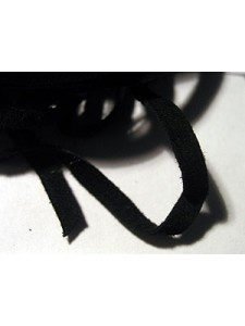 Suede Leather 3mm Black 3MT