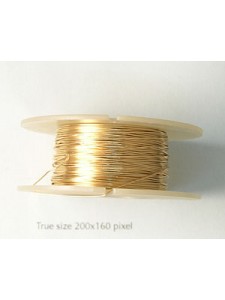 Wire Gold filled #2 Hard 26gauge 0.5oz