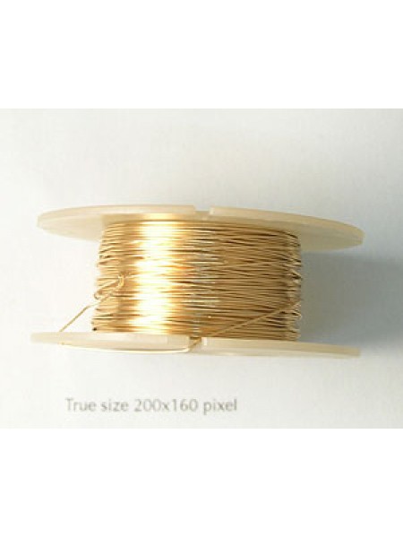 Wire Gold filled #2 Hard 26gauge 0.5oz