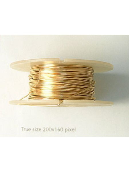 Wire Gold filled #2 Hard 24gauge 0.5oz