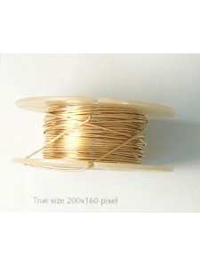 Wire Gold filled #2 Hard 22gauge 0.5oz