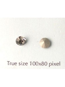 Swar Round Stone ~6.4mm Black Diamond F