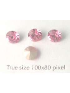 Swar Round Stone SS30 (~6.4mm) Rose F