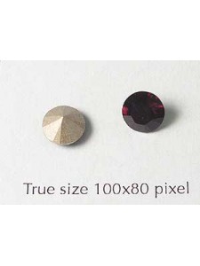 Swar Round Stone ~7.15mm Garnet