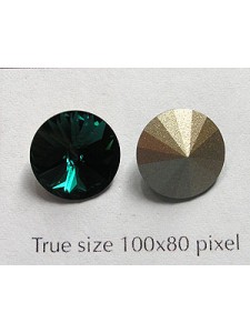 Swar Rivoli 12mm Emerald